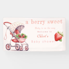 Lona ducha de bebé de fresa