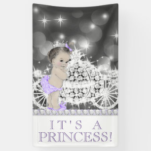Lona Ducha de Bebé de la Princesa Púrpura