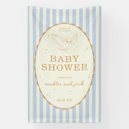 Lona Ducha de Bebé Harry Potter Hedwig Raya Azul