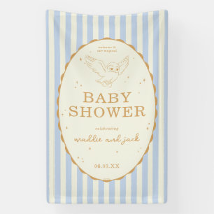 Lona Ducha de Bebé Harry Potter Hedwig Raya Azul