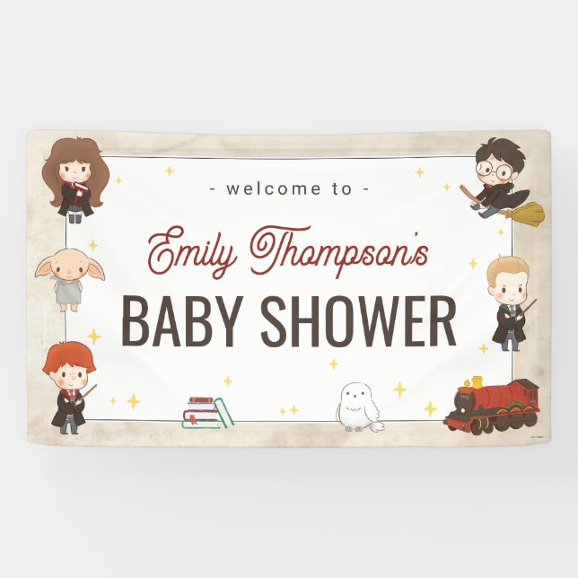 Lona Ducha de Bebé Mágica de Personajes de Harry Potter (Horizontal)