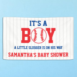 Lona Ducha de bebé niño de béisbol Pequeño Slugger