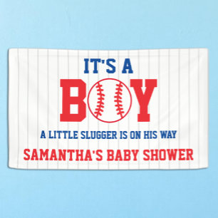 Lona Ducha de bebé niño de béisbol Pequeño Slugger