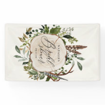 Ducha de matrimonio botánica de granero rústico