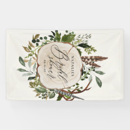 Lona Ducha de matrimonio botánica de granero rústico