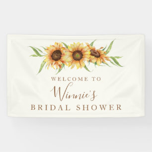 Lona Ducha de novia floral de girasol