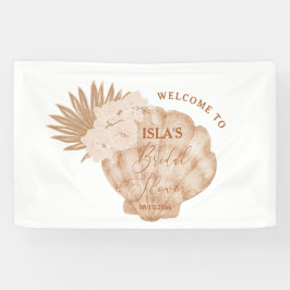 Lona Ducha de novias Boho Seashell Beach