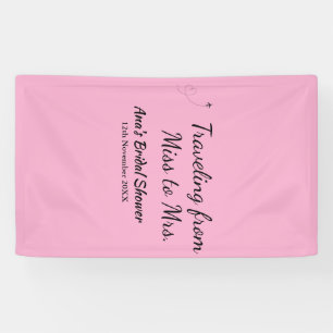 Lona Ducha de novias de viaje añada fecha de caducidad