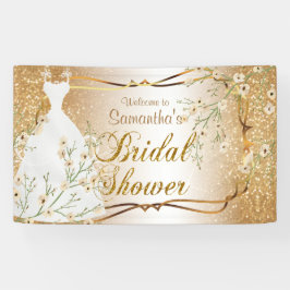 Lona Ducha nupcial en Purpurina de oro 2