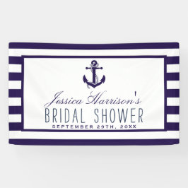 Lona Ducha nupcial nautical Anchor Bridal Shower