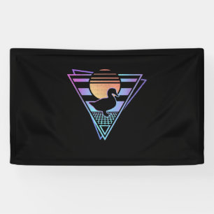 Lona Duck Retro 80 EDM Synthwave Gift T-Shirt