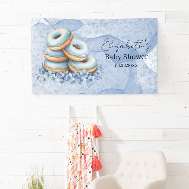 Lona Dulce Baby Shower de Oh Boy Blue Donuts (In situ)