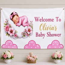 Dulce Bebé Niña Duerme Belleza Shower de Bienvenid