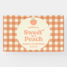 Dulce como fiesta de cumpleaños de un Naranja rosa
