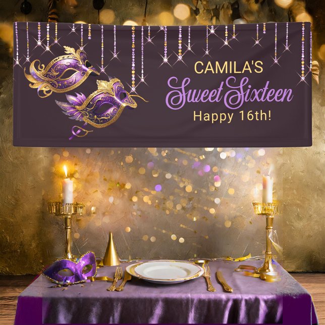 Lona Dulce de máscara de mascarada 16 Purple Gold ID103 (Subido por el creador)
