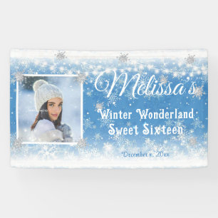 Lona Dulce Dieciséis copos de invierno de Wonderland