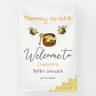 Lona Dulce Pequeña Abeja Con Dulce Miel Baby Shower