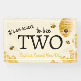 Lona Dulce ser dos cumpleaños abeja panal