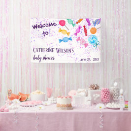 Lona Dulces Lollipops madre para ser Baby Shower