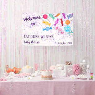 Lona Dulces Lollipops madre para ser Baby Shower