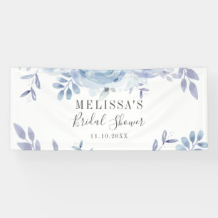 Lona Duste Blue Floral Lilac Bridal Shower
