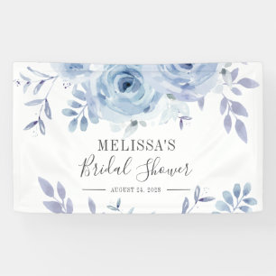 Lona Duste Blue Floral Lilac Bridal Shower