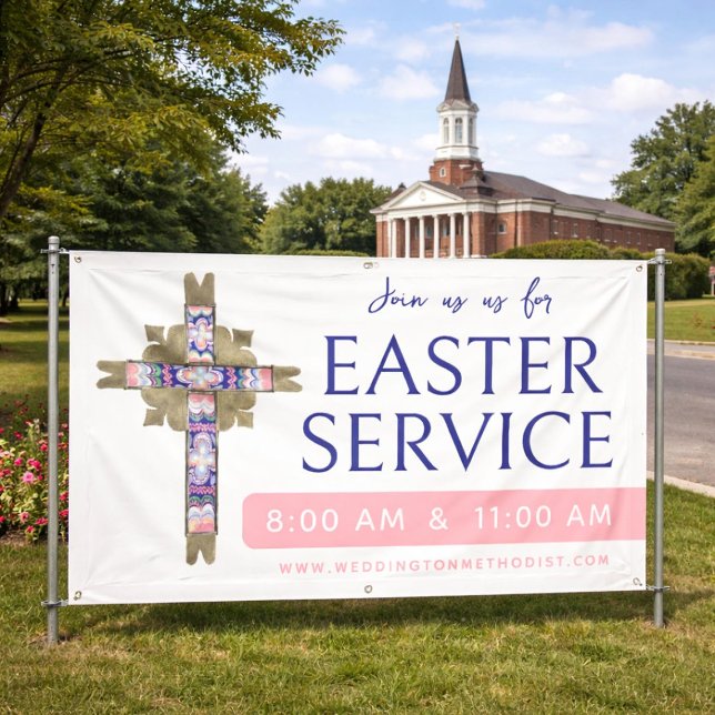 Lona Easter Service Church Banner (Subido por el creador)