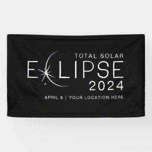 Lona Eclipse Solar 2024 Fiesta de Eclipse en Ubicación