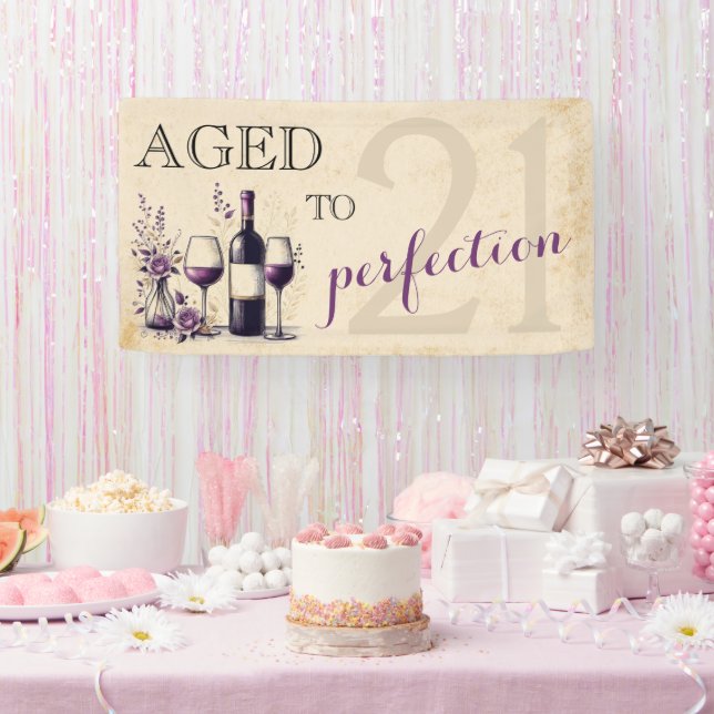 Lona Edad a Perfección 21º cumpleaños (Fiesta)