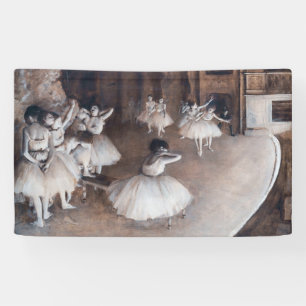 Lona Edgar Degas - Ensayo de ballet en el escenario
