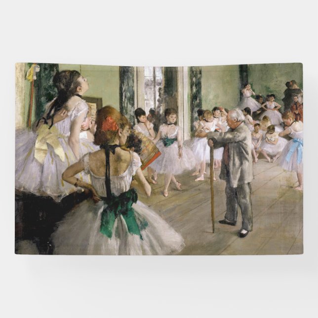 Lona Edgar Degas - La clase de danza (Horizontal)