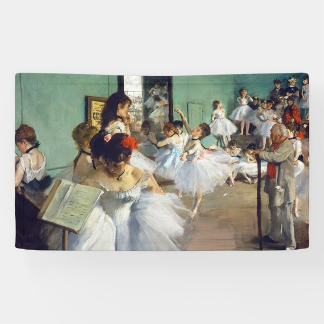 Lona Edgar Degas - La clase de danza (Horizontal)