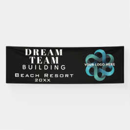 Lona Edificio Black Team - Logo de Dream Team Company