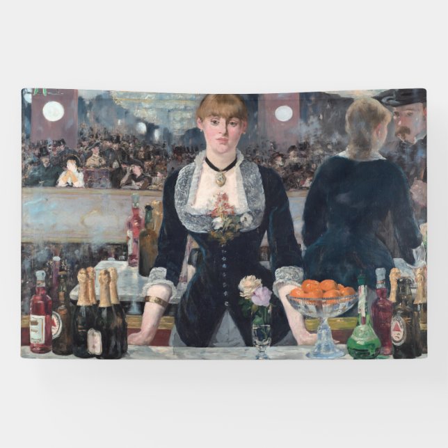 Lona Edouard Manet - Un bar en el Folies-Bergere (Horizontal)