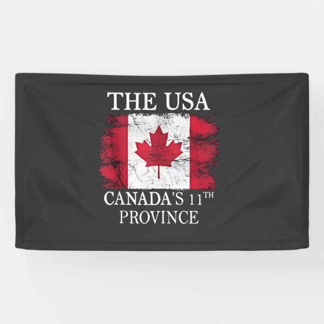 Lona EE.UU., la 11ª provincia de Canadá, EE.UU. (Horizontal)