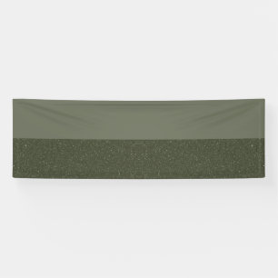 Lona Efecto de Ruido Verde Musgoso Banner Personalizado