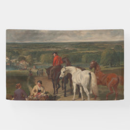 Lona Ejercicio de los caballos reales (arte equino)