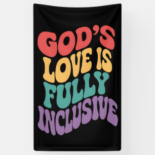Lona El amor de Dios es totalmente inclusivo Cristiano 