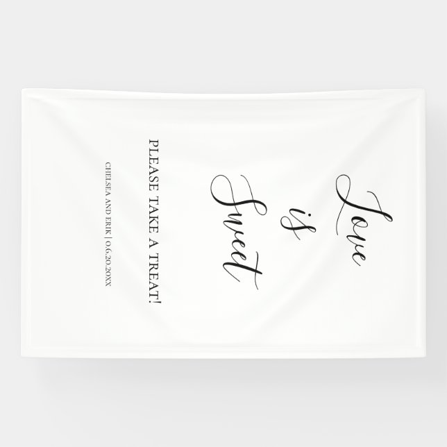 Lona El amor es dulce (Horizontal)