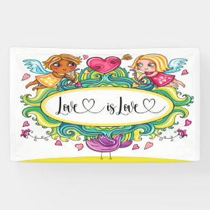 Lona El amor es la bandera del amor
