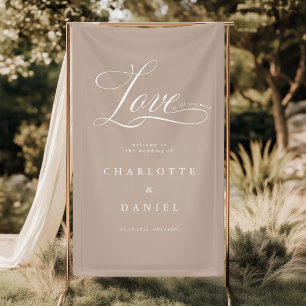 Lona ¡El amor es todo lo que necesitas! Elegante, boda