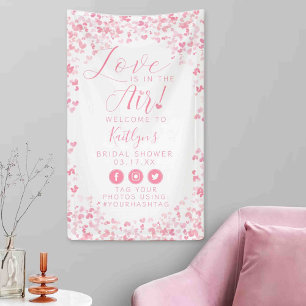 Lona El Amor Está en el Aire Bridal Shower del Día de S