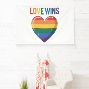 Lona El amor gana Igualdad Orgullo Gay LGBT