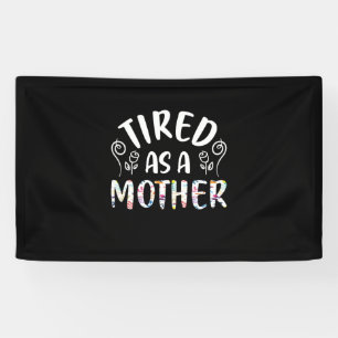 Lona El Arte Madre Cansado Como Madre