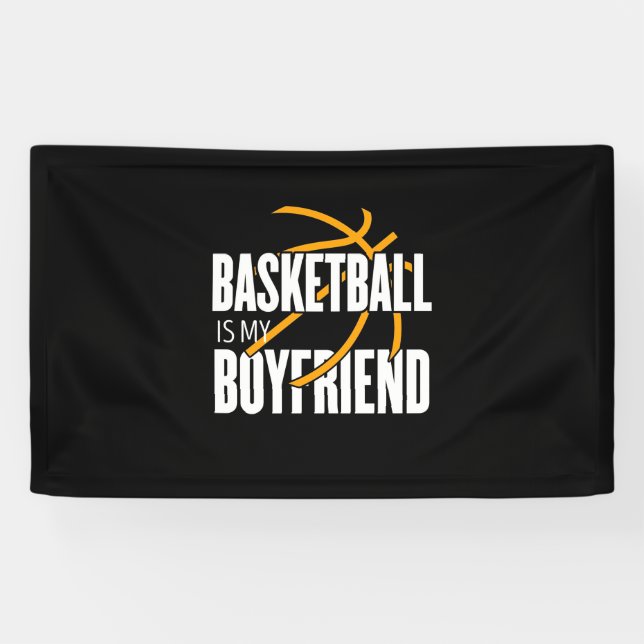Lona El básquetbol es mi novio (Horizontal)