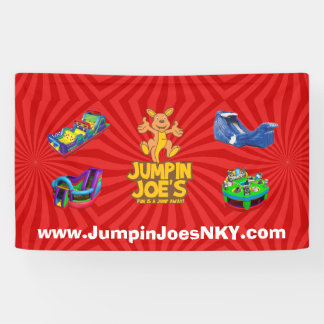 Lona El cartel de Jumpin Joe lleno