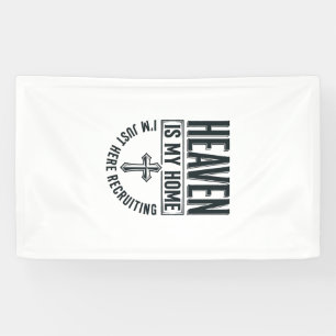 Lona El cielo es mi hogar Camiseta de reclutamiento cri