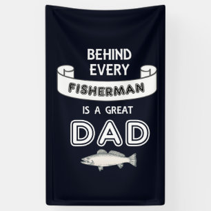 Lona El día de padre que pesca la gran bandera del