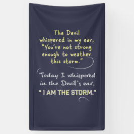 Lona El diablo cristiano de las banderas de las mujeres