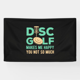 Lona El disco de golf me hace feliz
